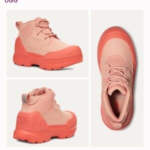 Ugg Neumel X Womens Waterproof Hiking Rain Boots in Pink and Coral .$160